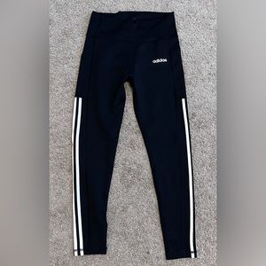 women's adidas climalite leggings, black, size m medium